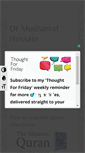 Mobile Screenshot of musharrafhussain.com